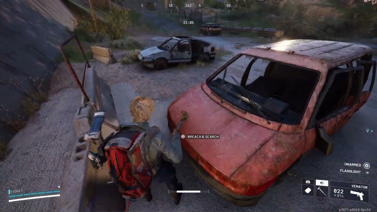 Looting near The Locked Gate, but not inside because it never opened. Great. Just great.