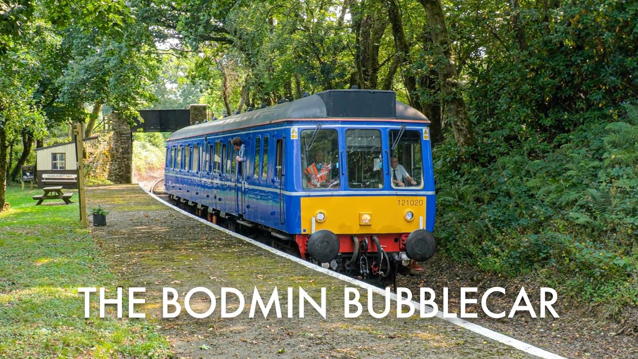 Bodmin Railway’s Bubblecar: The Chiltern Railways Class 121 Bubblecar in Cornwall - 2025