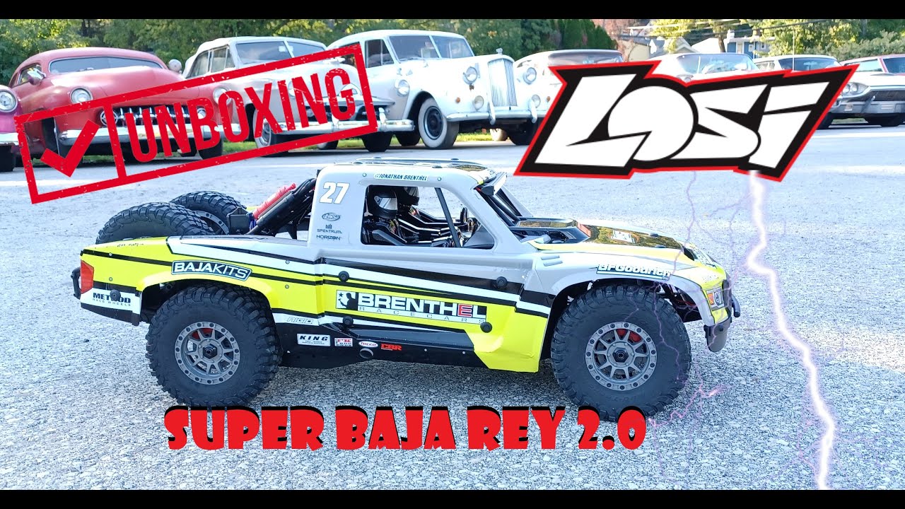 Losi Super Baja Rey 2.0 1/6 scale 8S Unboxing BEAST
