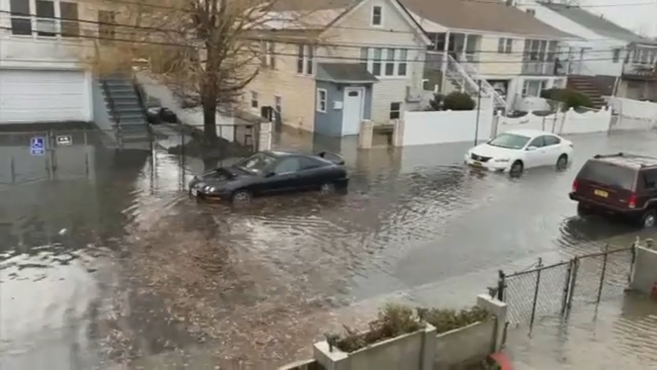 Howard Beach sees high water levels in flood caused by winter storm