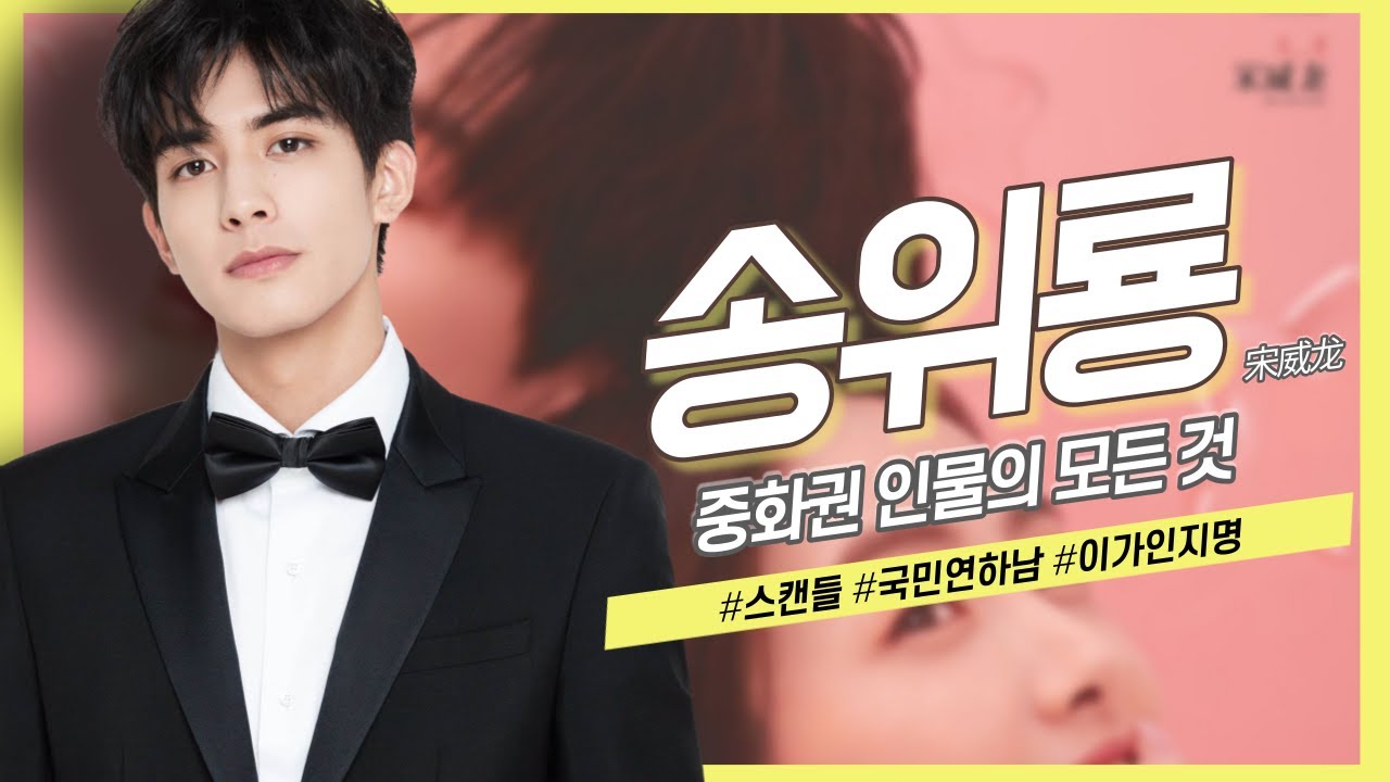 [중화권 인물] 단 하루만 이렇게 생겨보자.. 송위룡의 모든 것