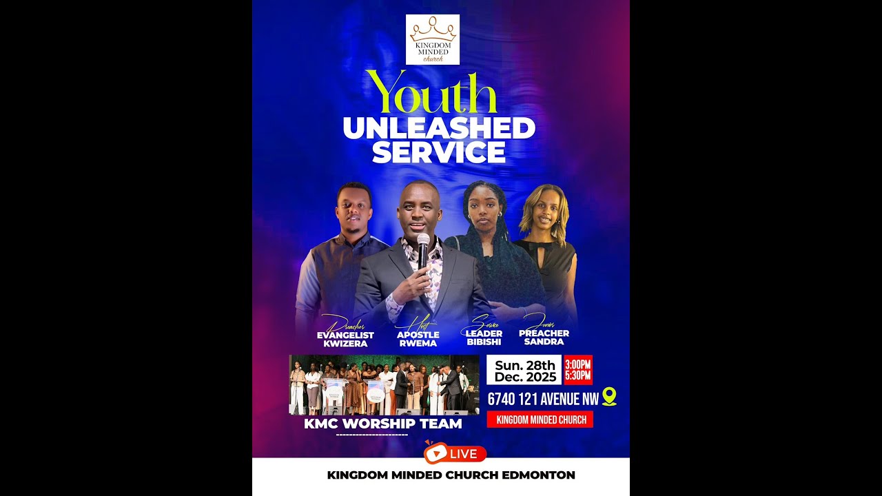 WELCOME TO KINGDOM MINDED CHURCH | YOUTH UNLEASHED SERVICE DECEMBER 28 2025