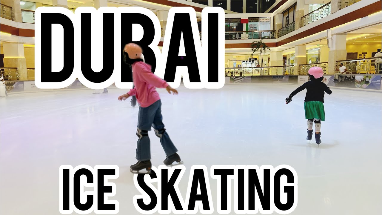 Experience Winter Magic at Dubai's Hyatt Regency Ice Rink / Ice skating 🇦🇪 