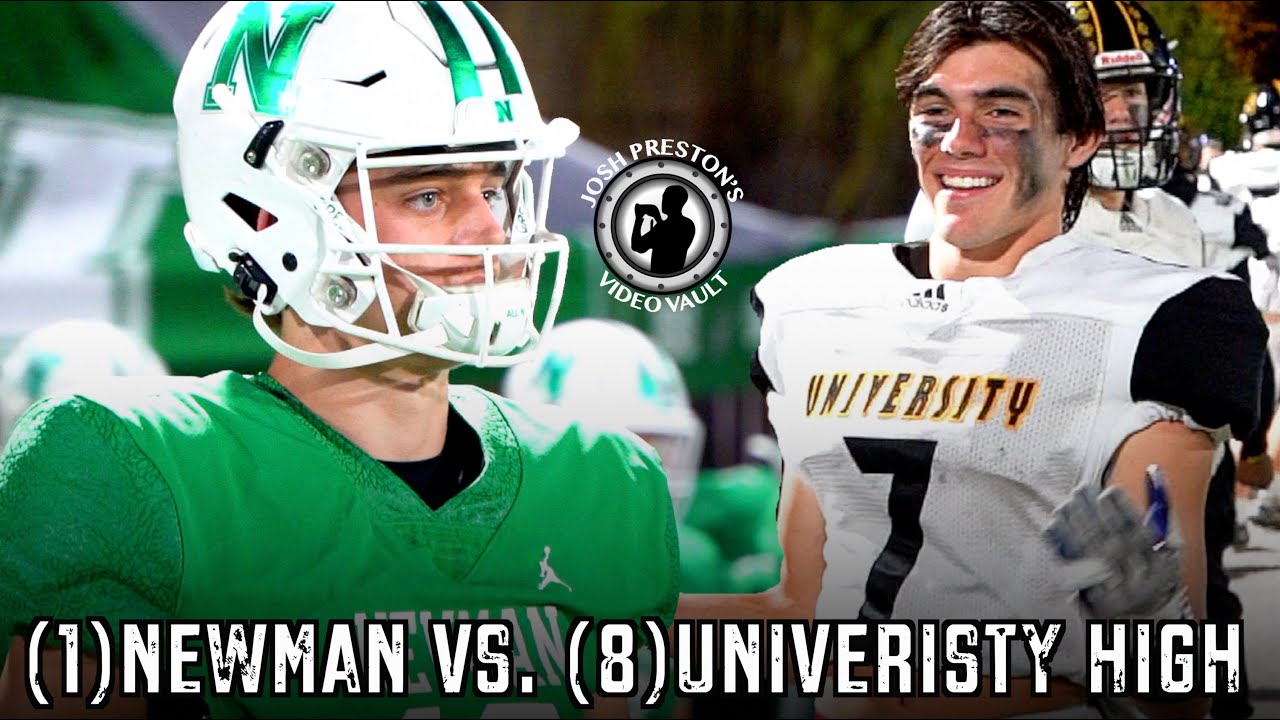 No. 1 Newman vs. No. 8 University High, Div. III Quarterfinals (HIGHLIGHTS) - Manning's last HS Game