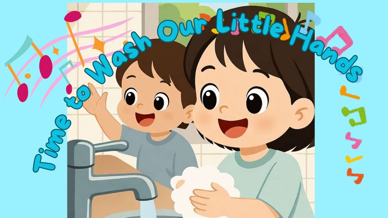 Time- to -wash- our- little- hands (A-lavarse-las-manitas)