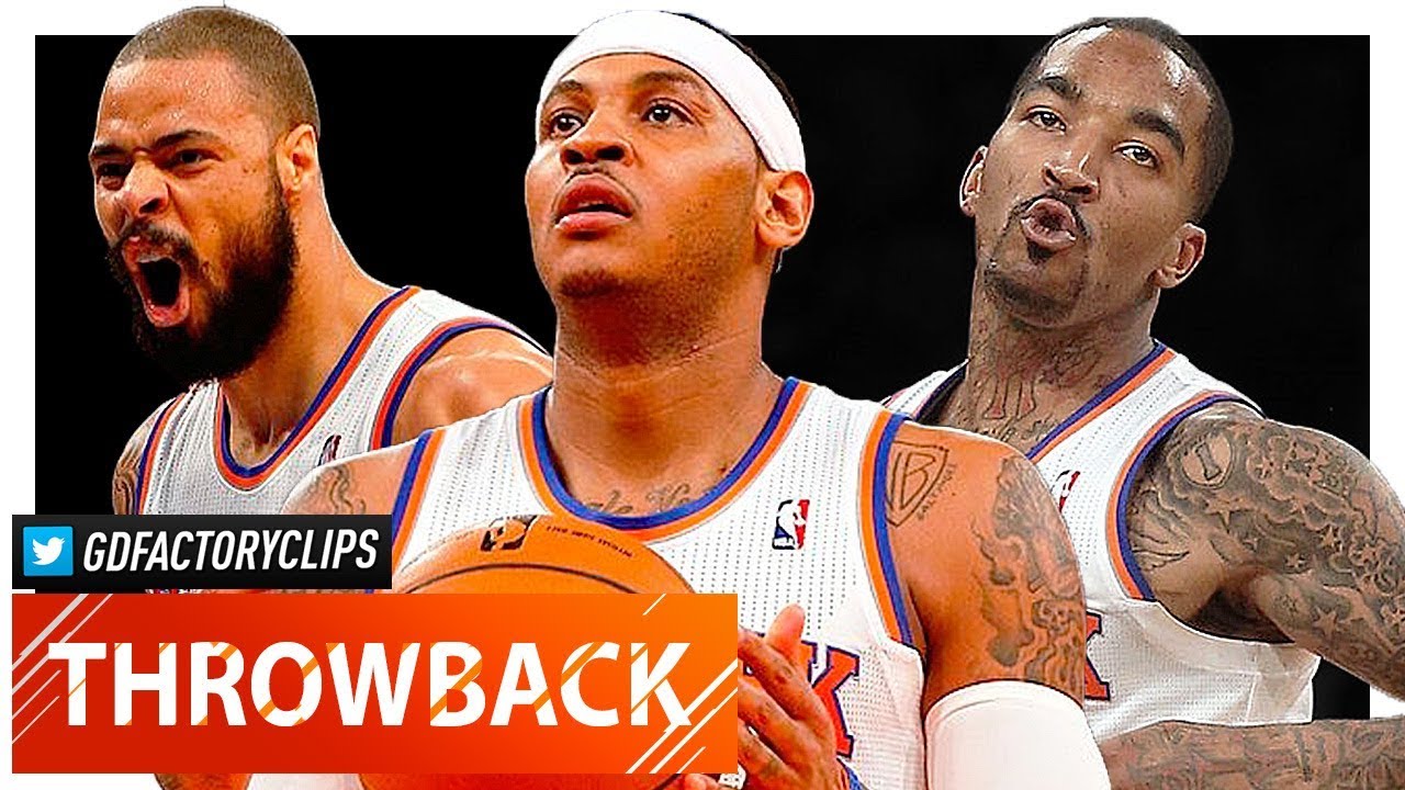 Throwback: Carmelo Anthony, J.R. Smith & Tyson Chandler Highlights vs Warriors (2013.02.27) - SICK!