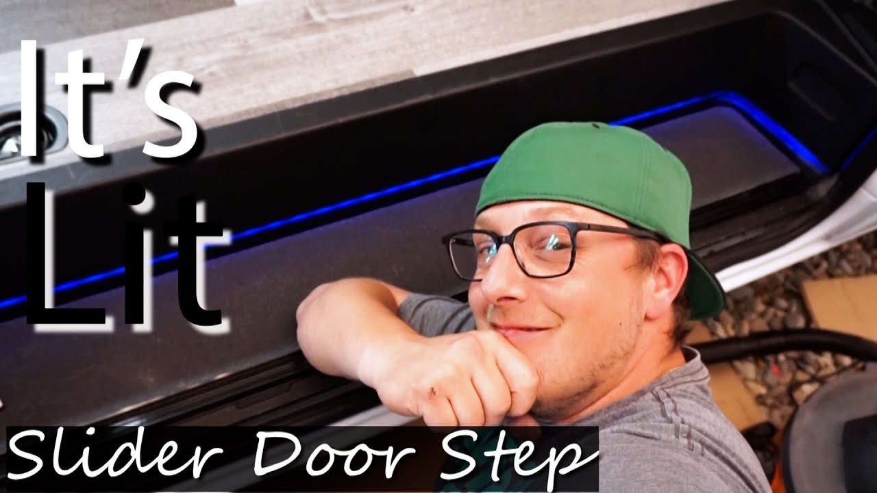 Sliding Door STEP LIGHTS | FOUR SEASON VAN LIFE | EP.28