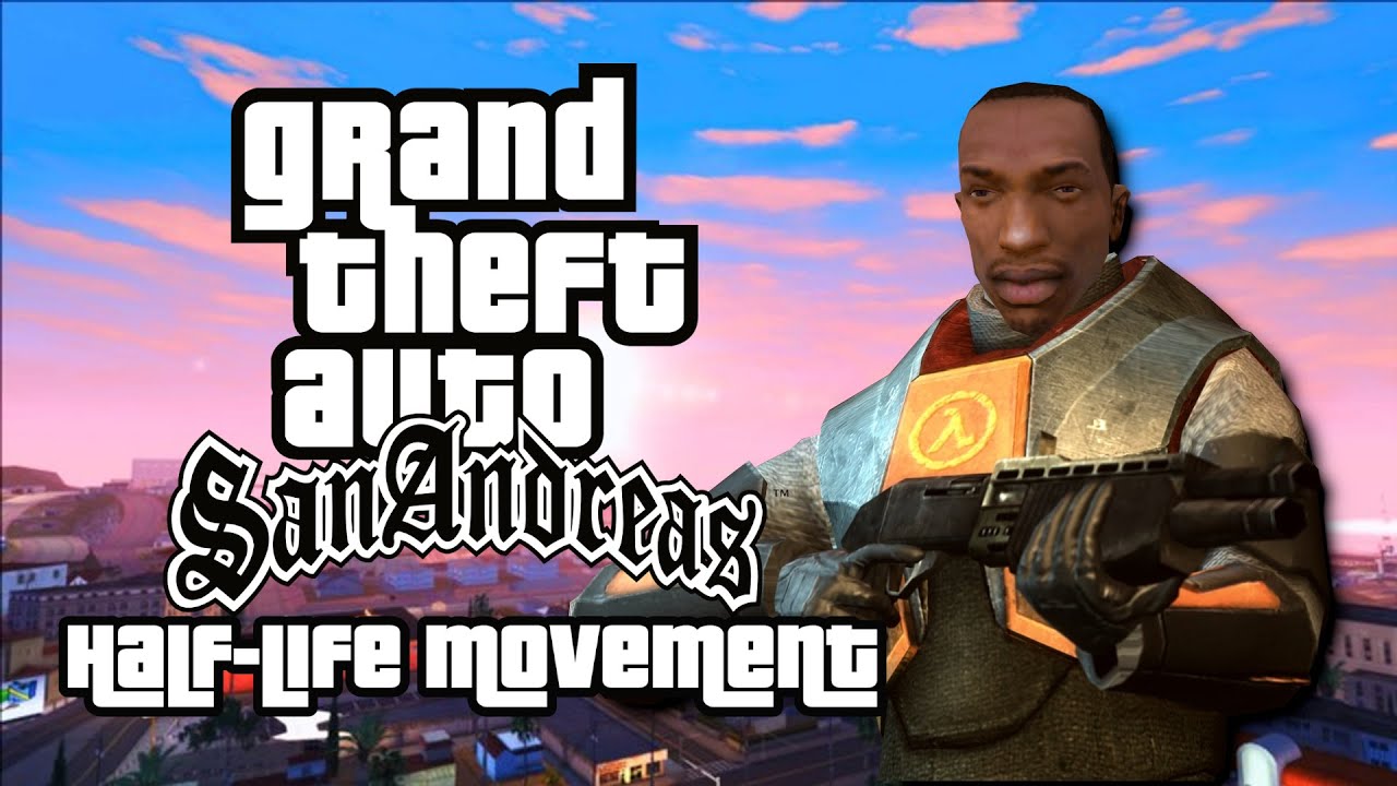 GTA: SA with Half-Life Movement Speedrun 3:34:58 (WR)