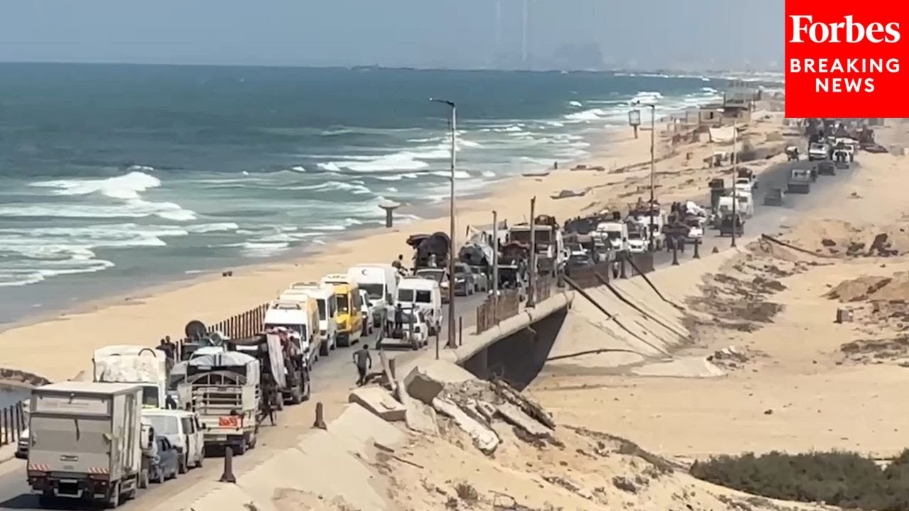 JUST IN: Gazans Flee Northern Gaza Ahead Of Planned Israeli Offensive On Gaza City