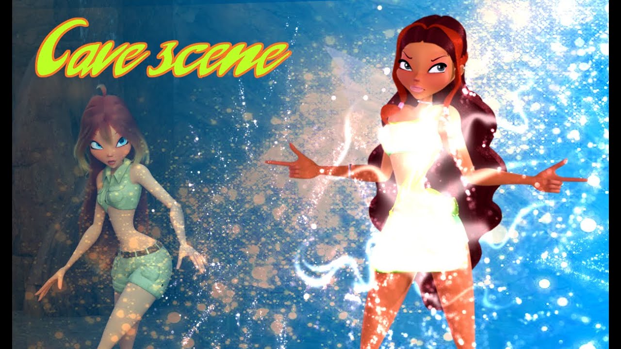 [Winx Club] Cave Scene + Aisha/Layla Magic Winx 3D (Rus, Eng, Ita)