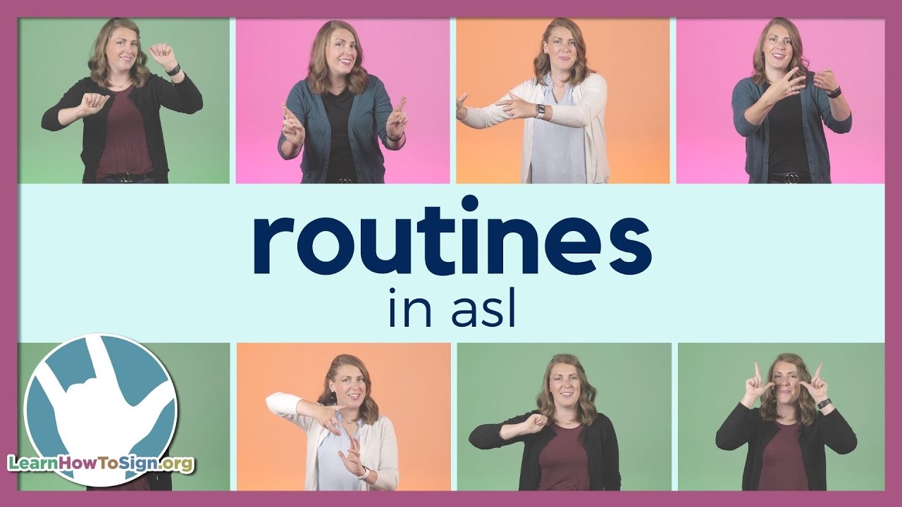 Рутины на ASL | Язык жестов для начинающих