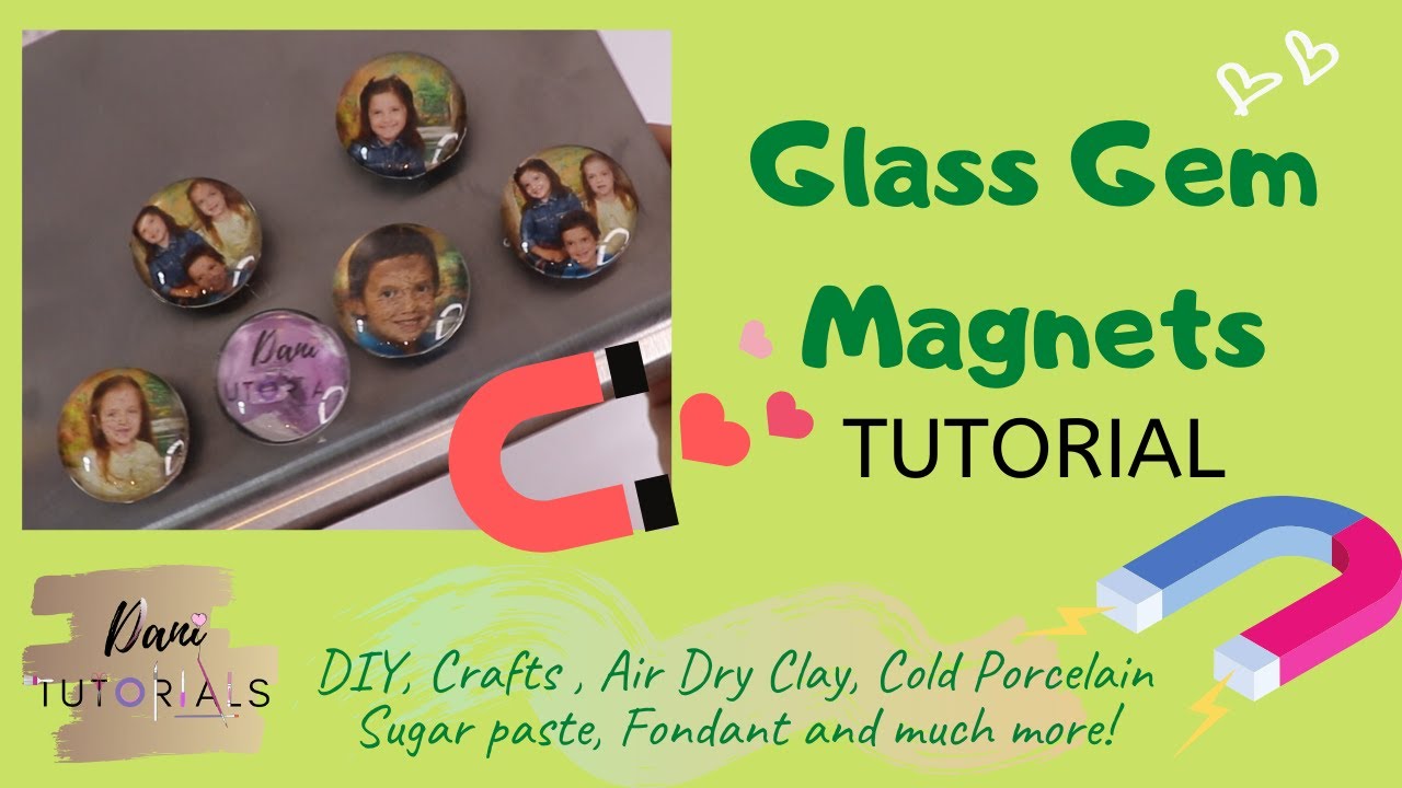 HOW TO MAKE GLASS GEM MAGNETS TUTORIAL | PERFECT CRAFT FOR QUARANTINE & GIFTS FOR FAMILY AND FRIENDS