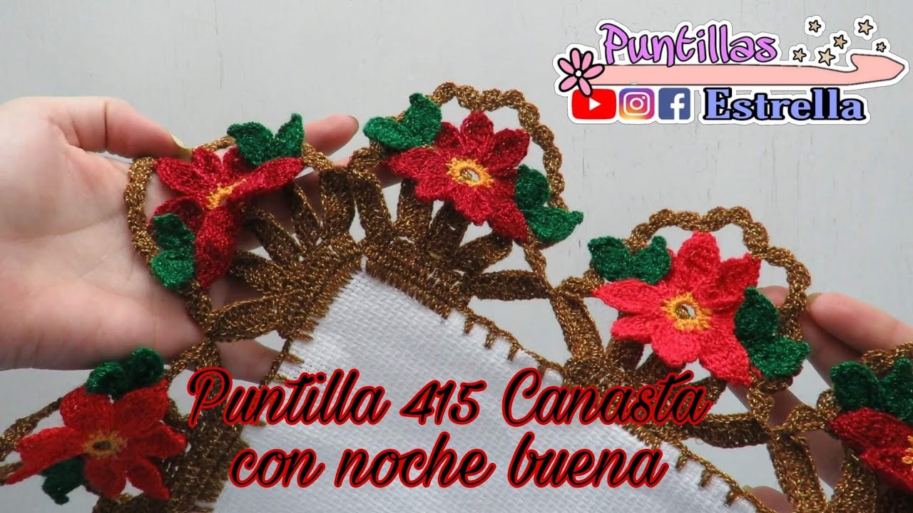 Puntilla 415 canasta con noche buena