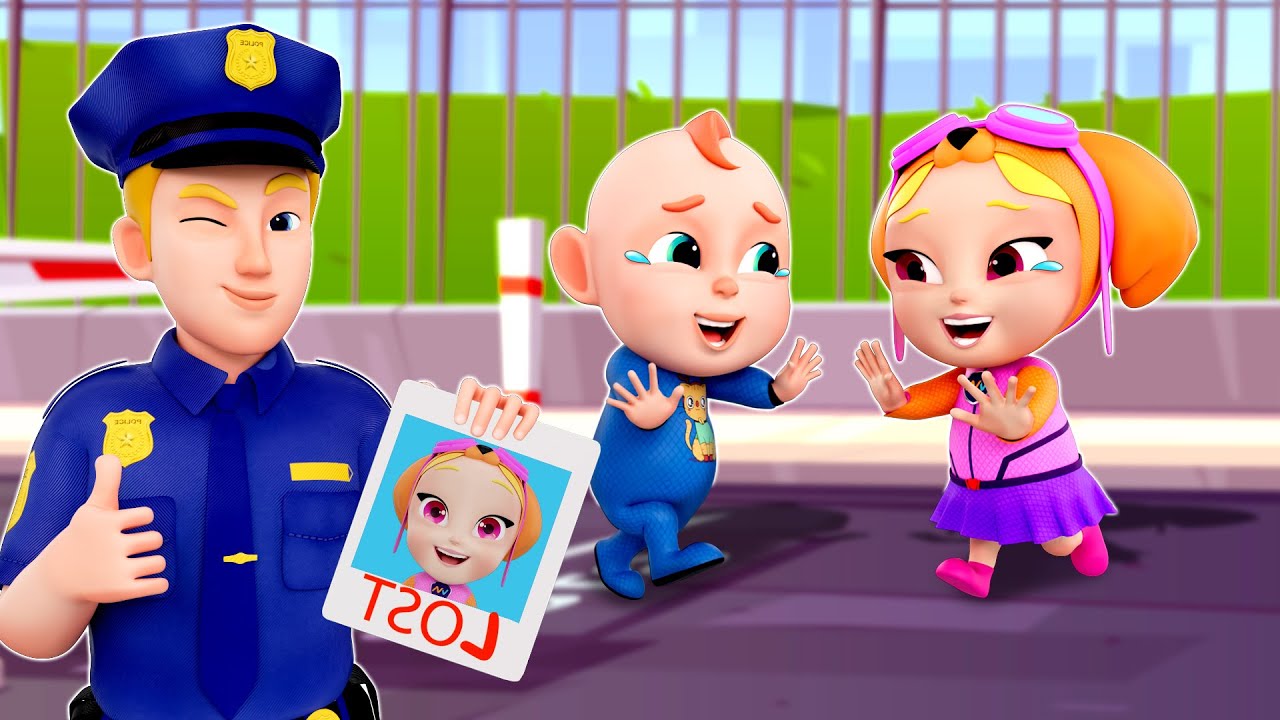 Police Chase Adventure | Police Officer Song | Safety Tips | Rosoo Nursery Rhymes