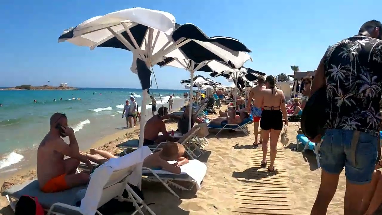 🇬🇷 Malia (Mallia, Μάλια), Crete (GR), midday walking tour