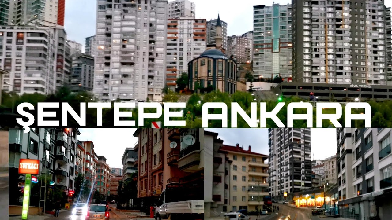 (4K) ŞENTEPE MAHALLE TRAVEL TOUR | ŞENTEPE ANKARA TURKEY
