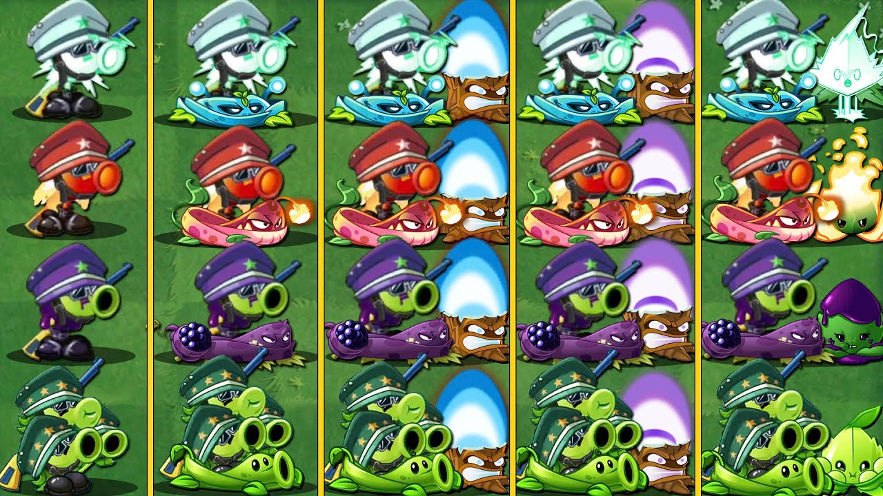 Tournament All Mega Gatling Pea Plants & Pea Vine - Who Will Win? - PVz 2 Plant vs Plant