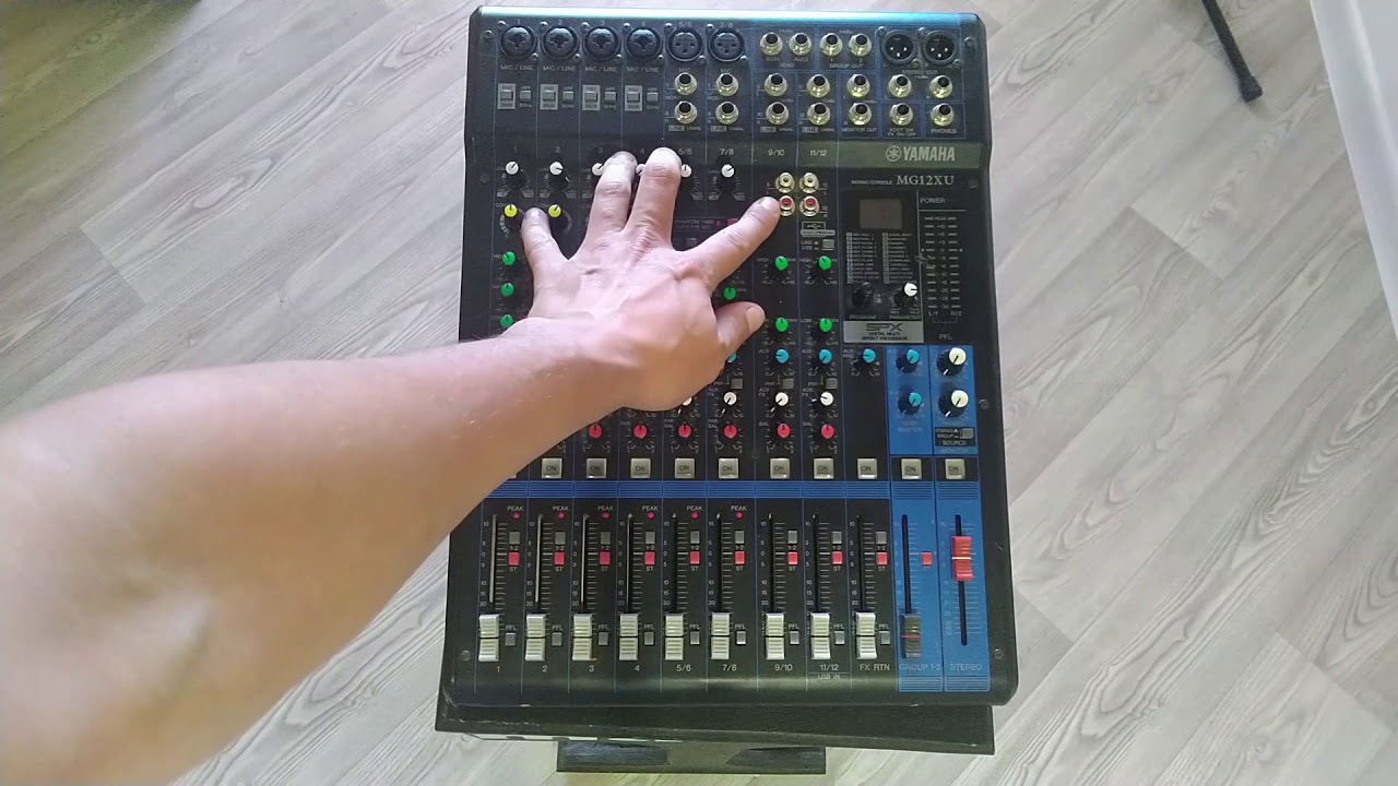Обзорный мастер-класс микшерного пульта Yamaha NJ-12XU