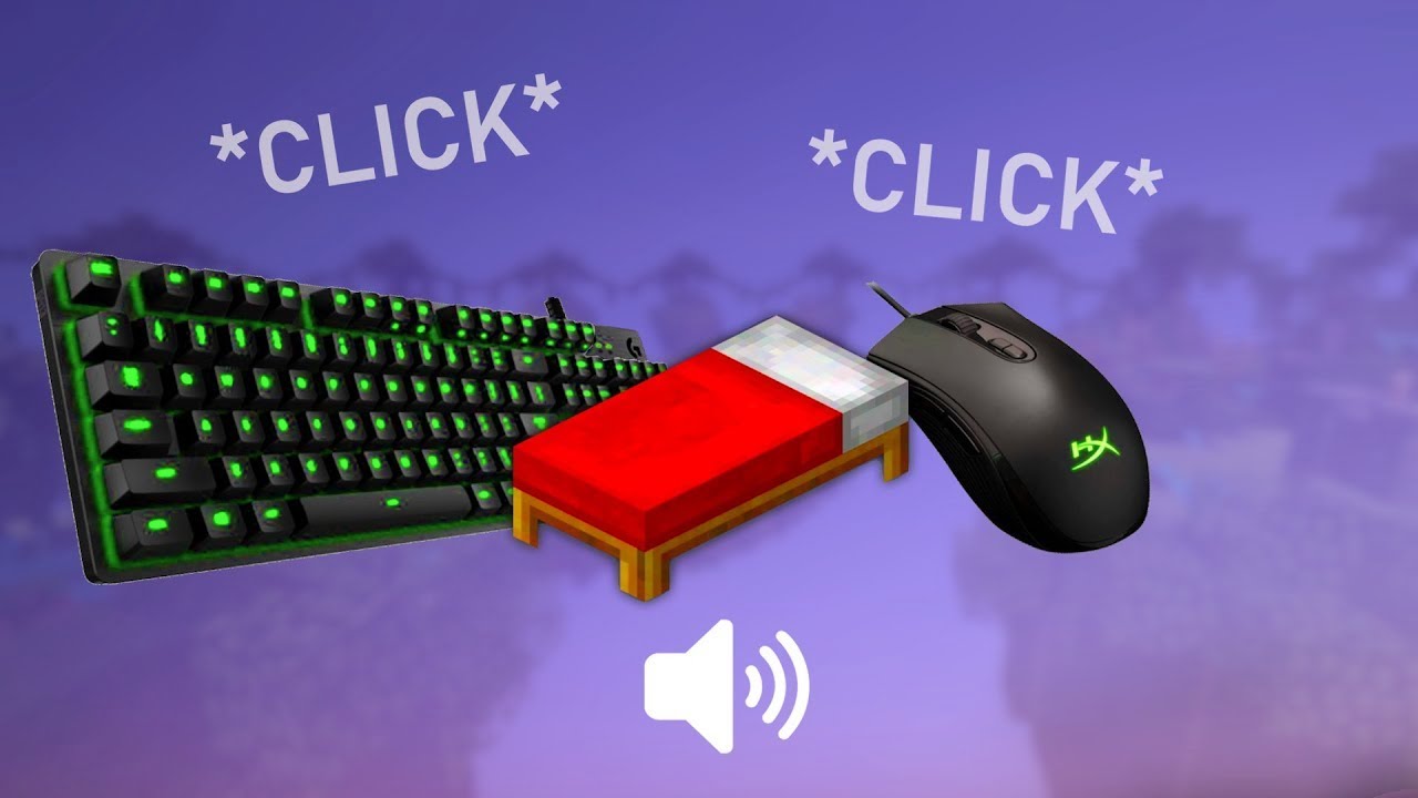 Som De Teclado Mecanico e Mouse - Minecraft Bedwars