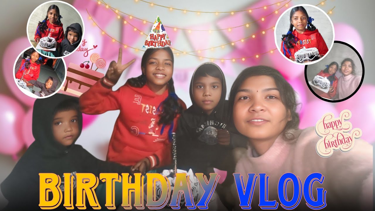 My sister in birthday vlog 🎂// Family calibration in birthday// @Tirkey_Vlog 