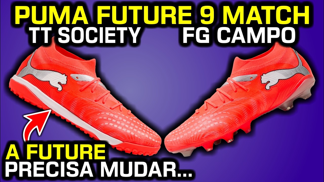 Igual a Future 8 Match? - Análise Puma Future 9 Match TT e Puma Future 9 Match FG