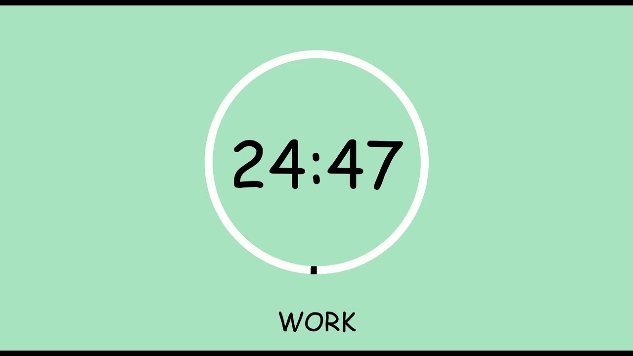 DISCIPLINE MODE | 30 min Pomodoro Silent Timer for Study, Work & Growth