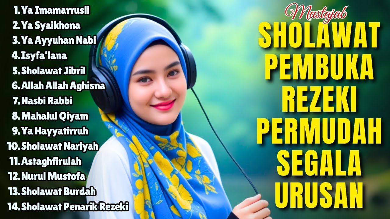 SHOLAWAT VIRAL TERBARU 2025 | SHOLAWAT NABI PENARIK REJEKI | Sholawat Jibril, Sholawat Burda, Nariya