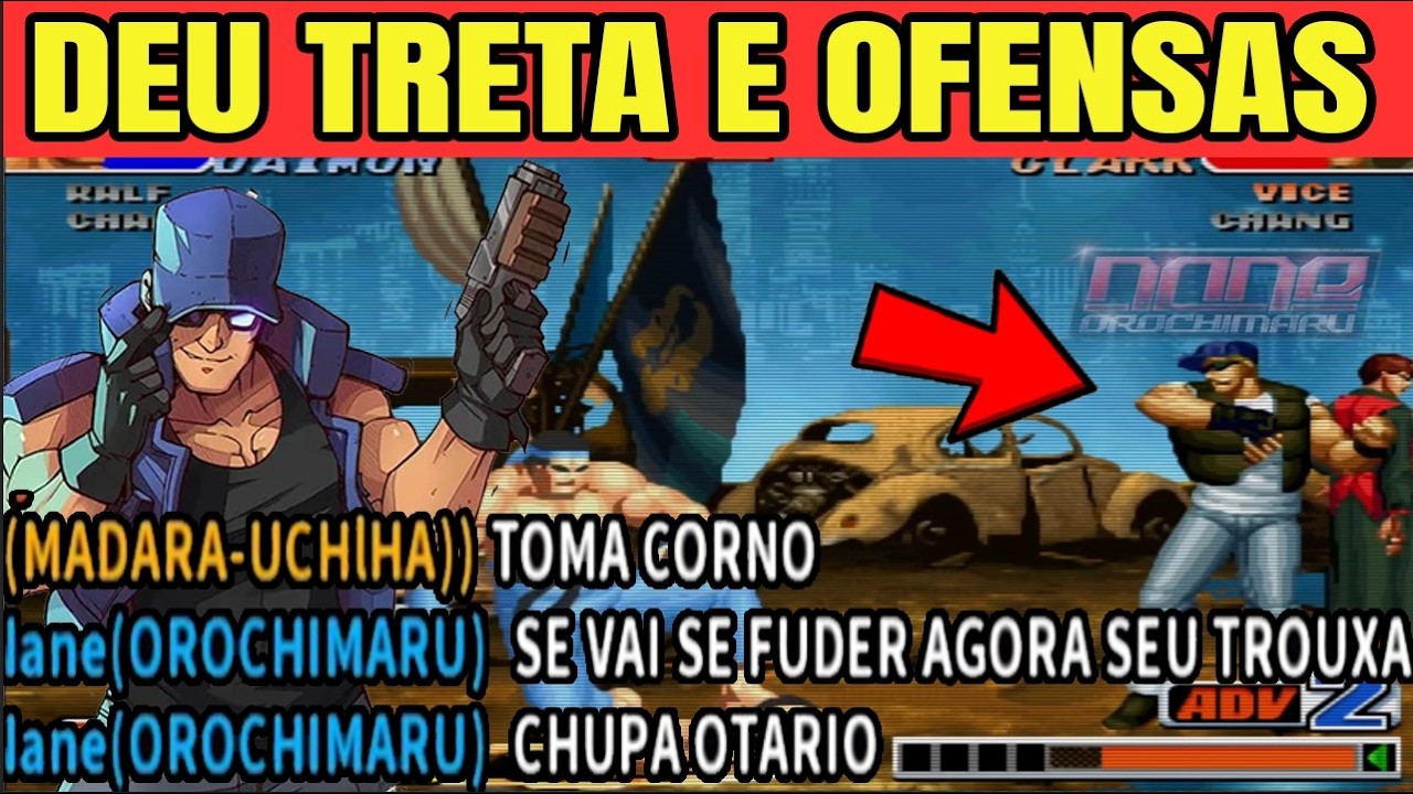 ►KOF 98►DEU A MAIOR TRETA CARA TÓXICO PARTIU PRA OFENSA ENTÃO VAMOS KKKKKKK