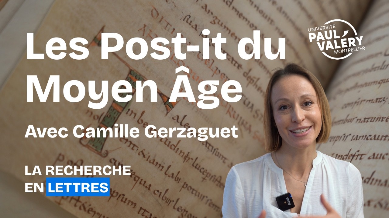 [ Visages de la Recherche ] Camille Gerzaguet et les Post-it du Moyen Âge