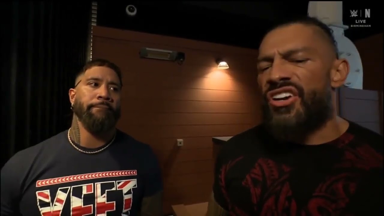 Roman Reigns & Jey uso backstage segment _wwe raw highlights 25 August 2025