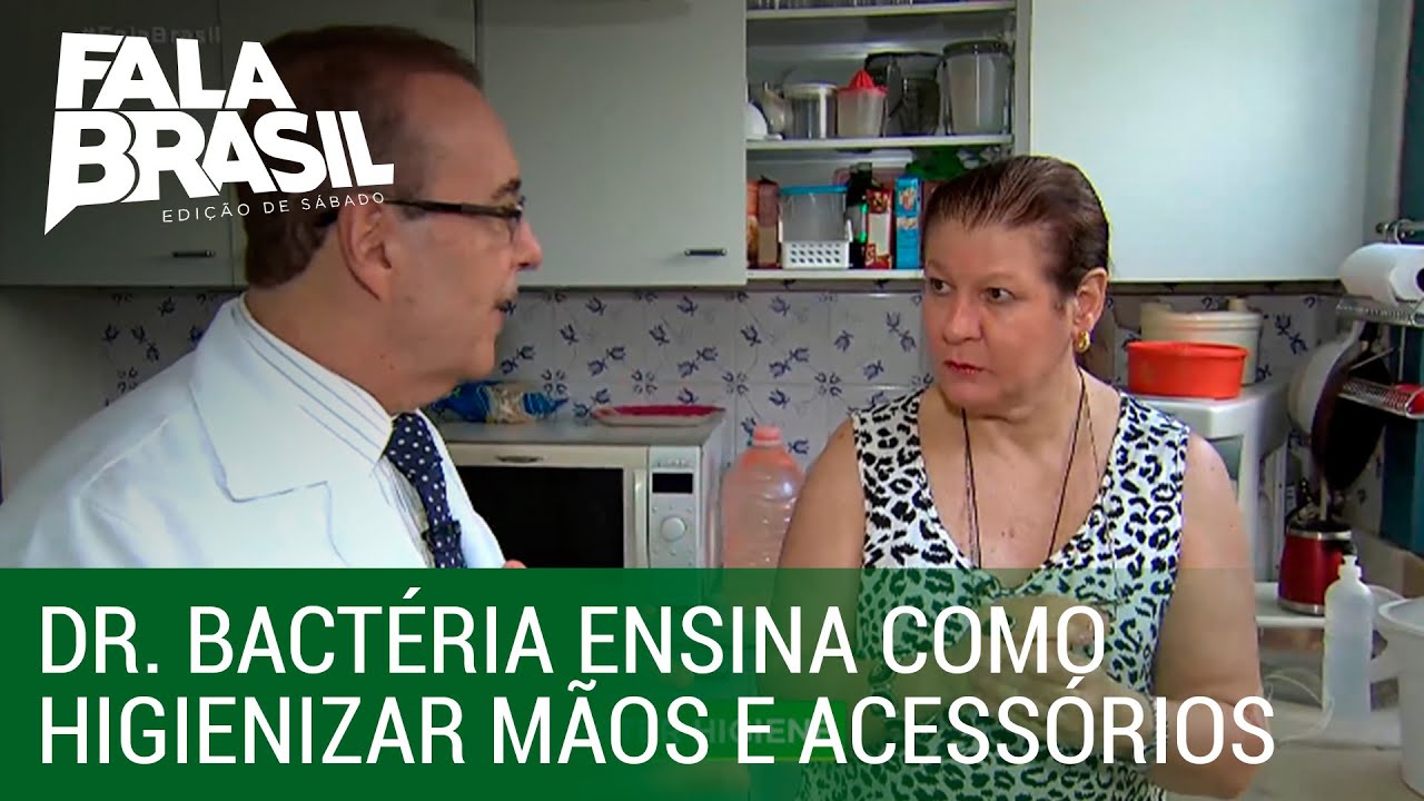 Dr. Bactéria ensina como higienizar mãos e acessórios para proteger contra o coronavírus