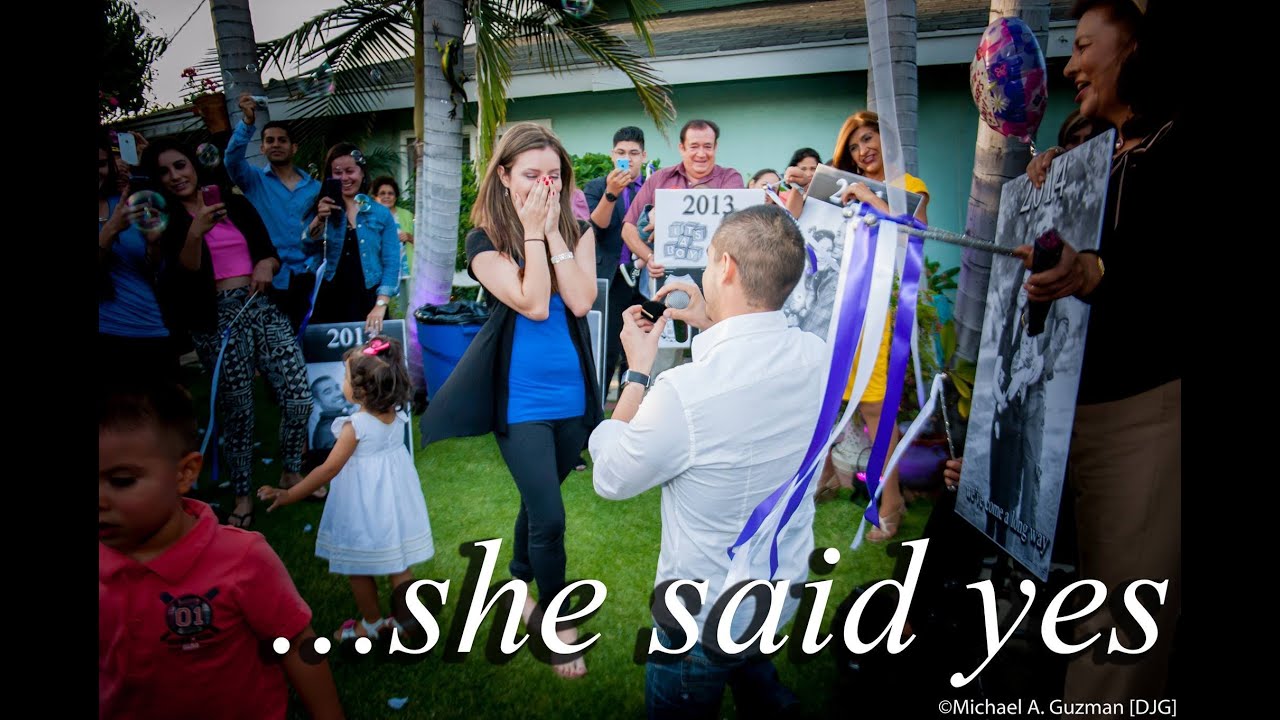 Best Surprise Proposal 2014 Michael and Rocio (Marry Me)