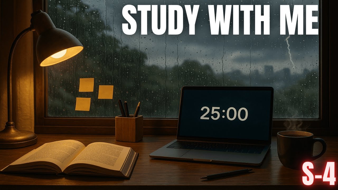 STUDY WITH ME SESSION 4 🔥 POMODORO FOCUS | UNFILTERED CLASSES