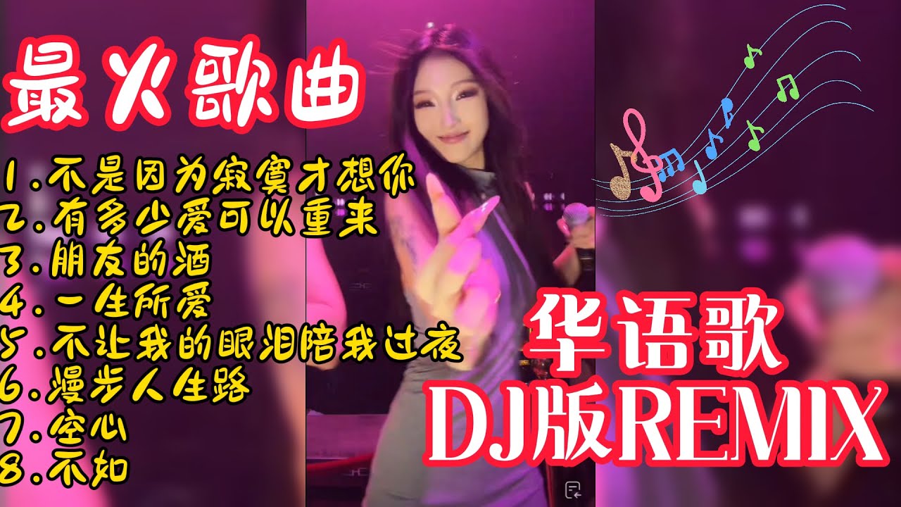 经典华语歌DJ版 REMIX 劲爆舞曲风格 【不是因为寂寞才想你】【有多少爱可以重来】【朋友的酒】【一生所爱】【不让我的眼泪陪我过夜】【漫步人生路】Vol.40