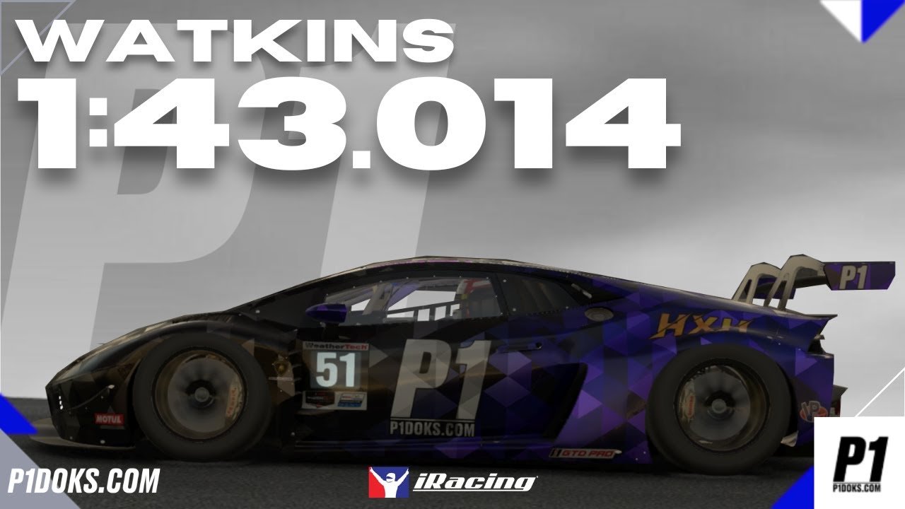 1:43.014 - Lambo GT3 - Watkins - IMSA - │P1DOKS.COM 26S1 WEEK 7