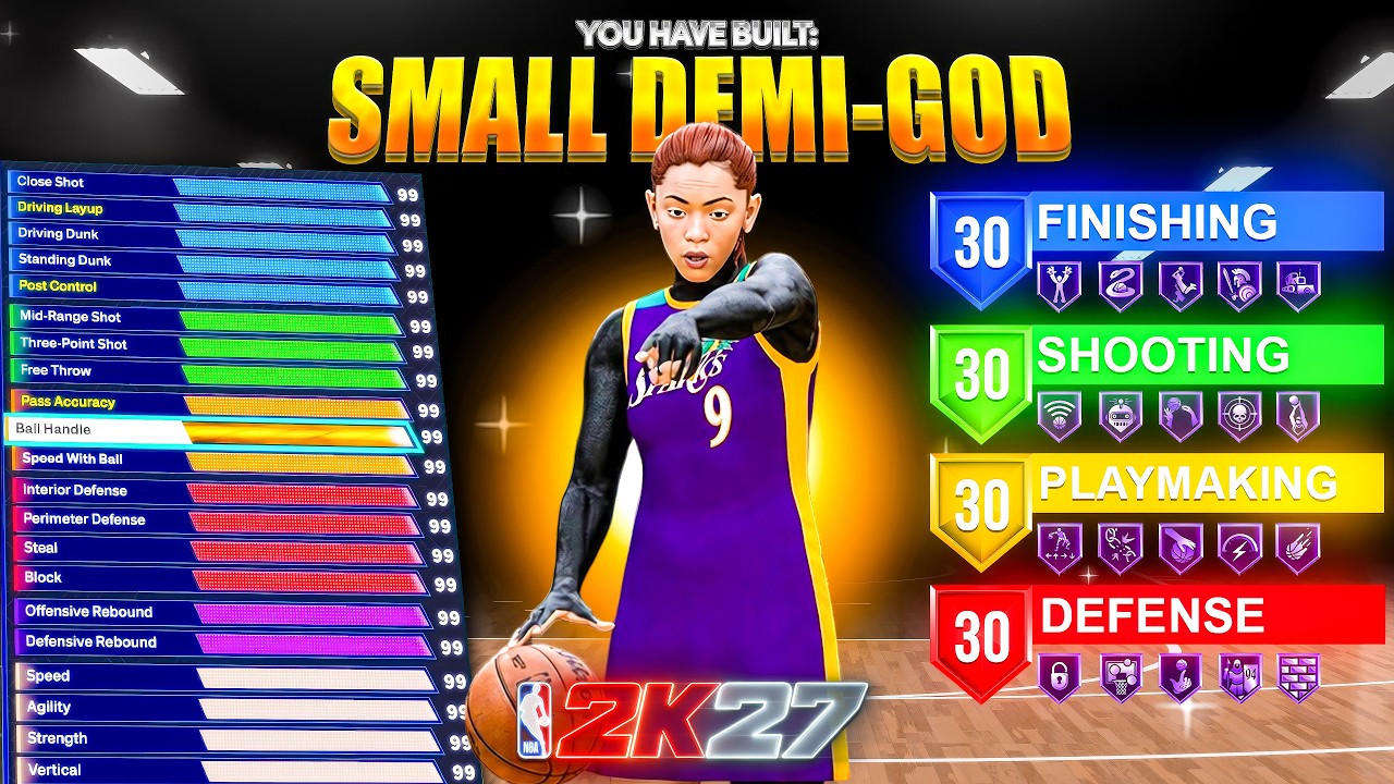 *НОВАЯ* ИМБОВАЯ ИГРОМАЯ СБОРКА РАЗЫГРЫВАЮЩЕГО в NBA2K27!