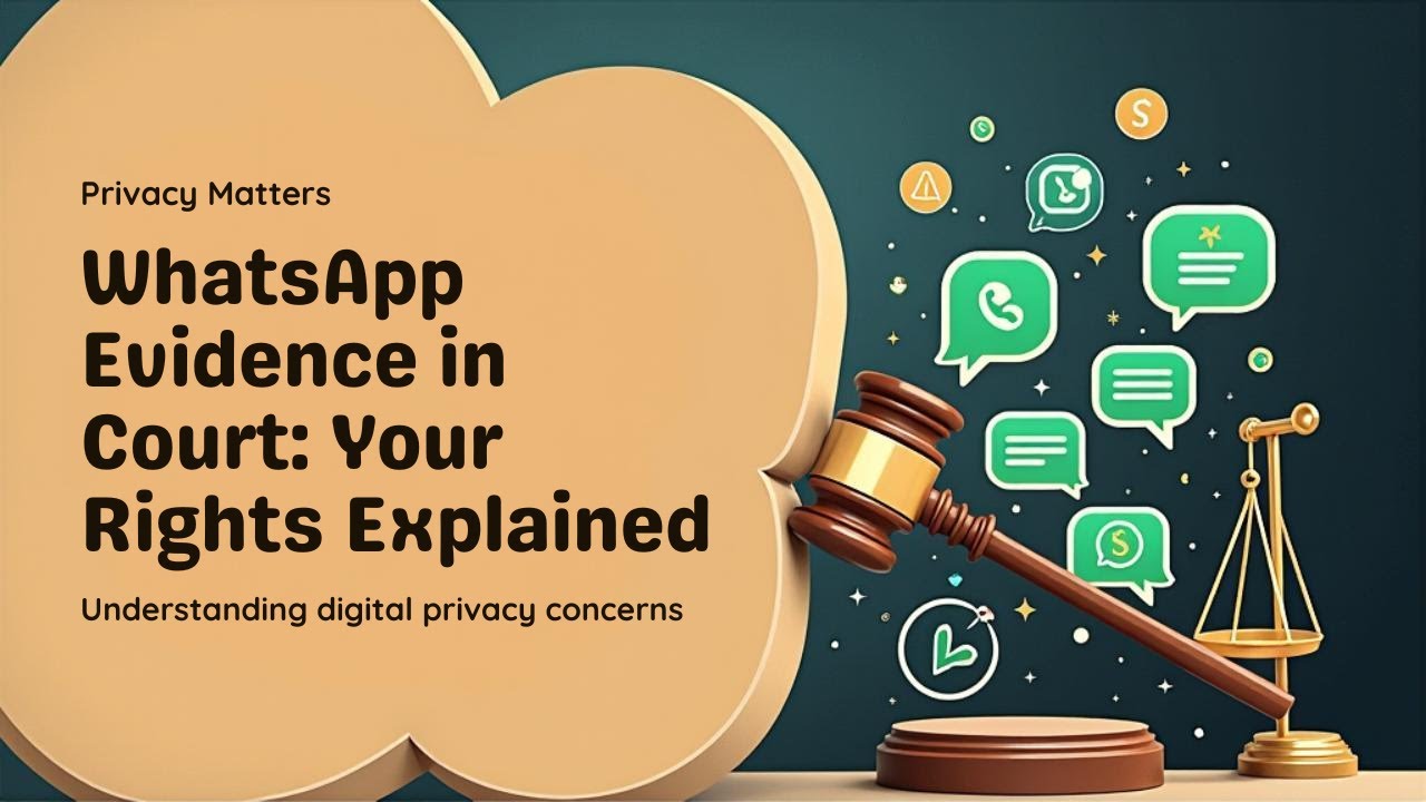 WhatsApp Chats as Court Evidence? | Digital Privacy & Indian Evidence Act Explained | Indian Law