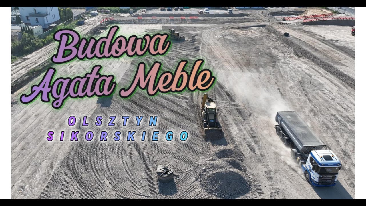 Budowa Salonu Agata w Olsztynie | Mavic 3 | 28.08.2024 | 4K