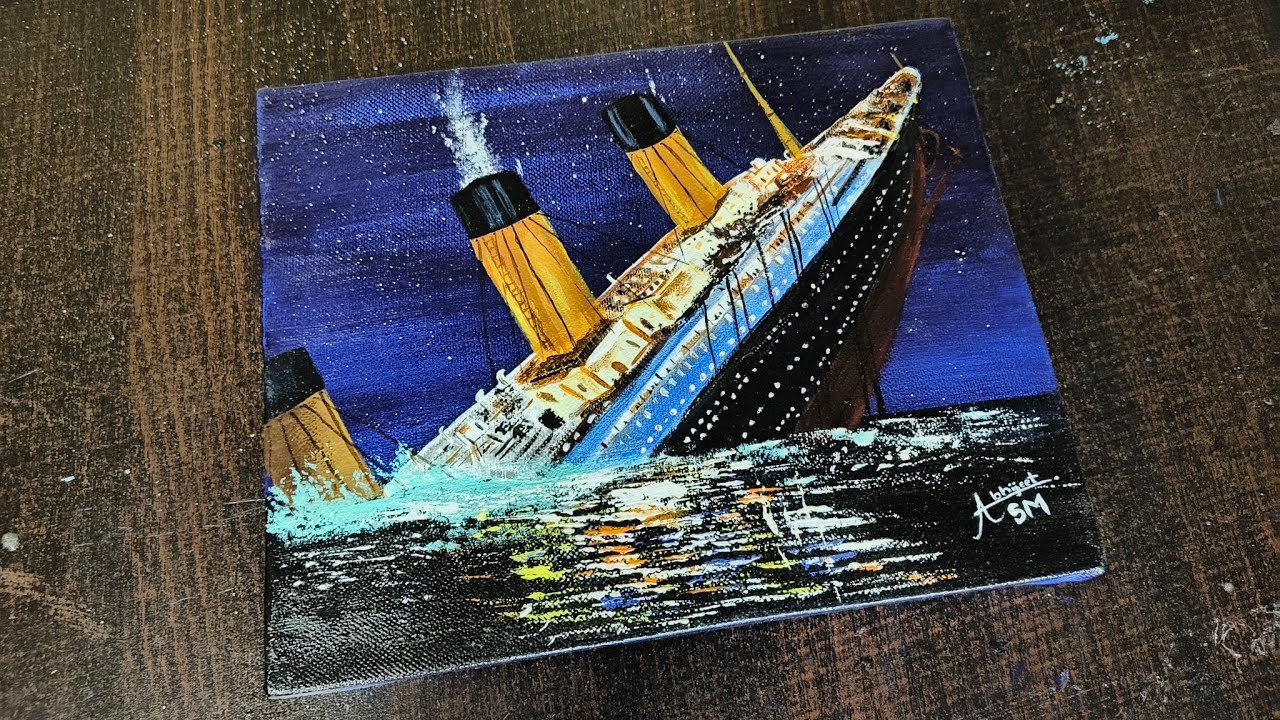 Titanic Painting Tribute | Remembering The Night Of 14 April 1912