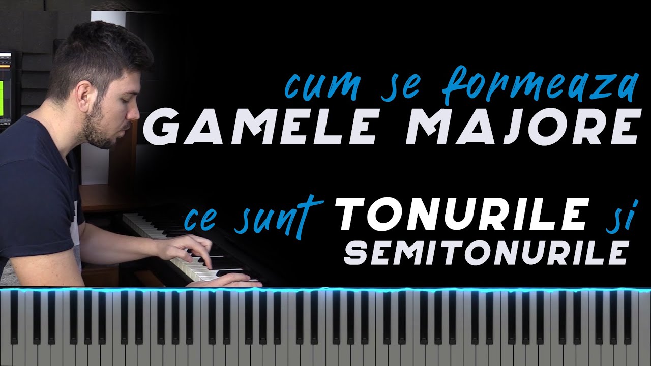 [ Fragment de lecție ] Cum se formeaza gamele majore ? Ce sunt Tonurile si Semitonurile?