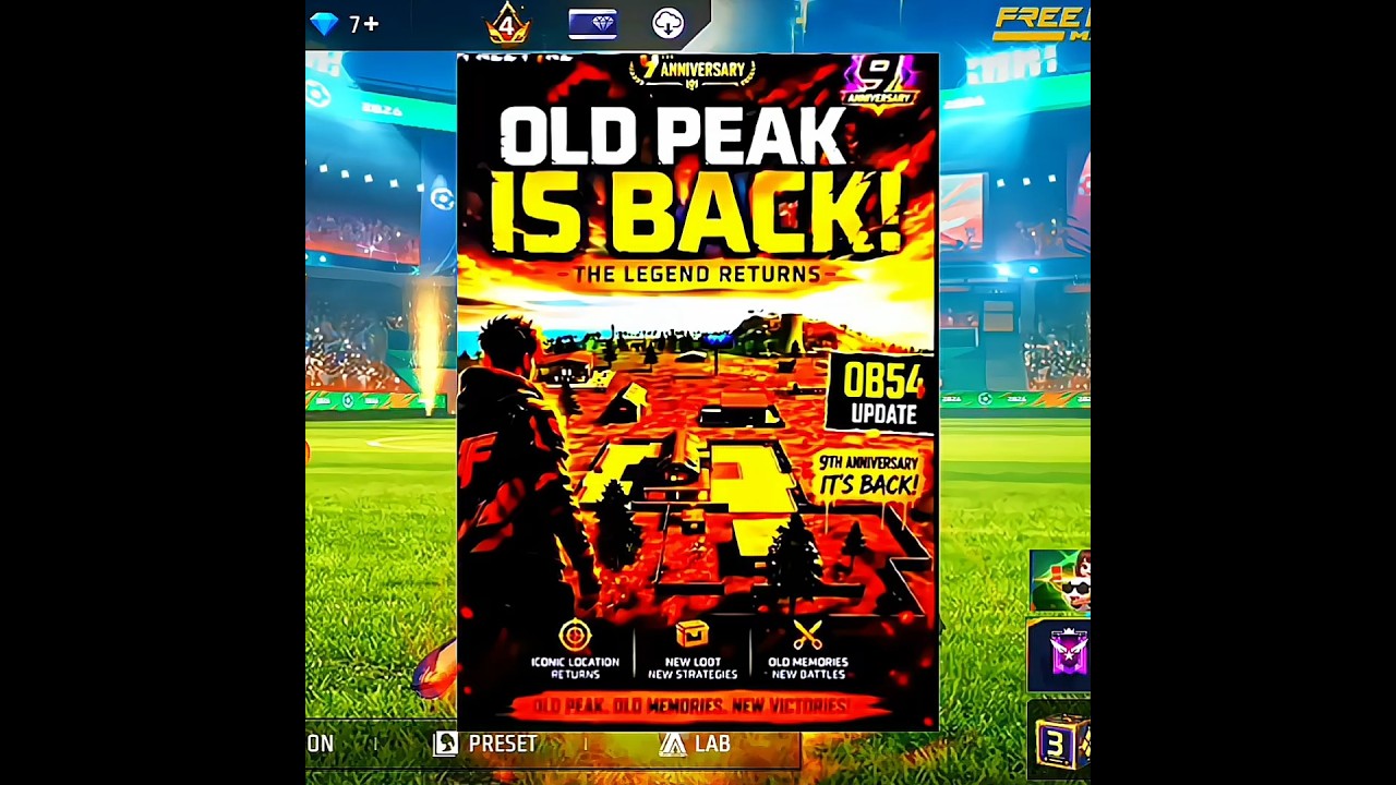 OB54 update mai old peak return 😍