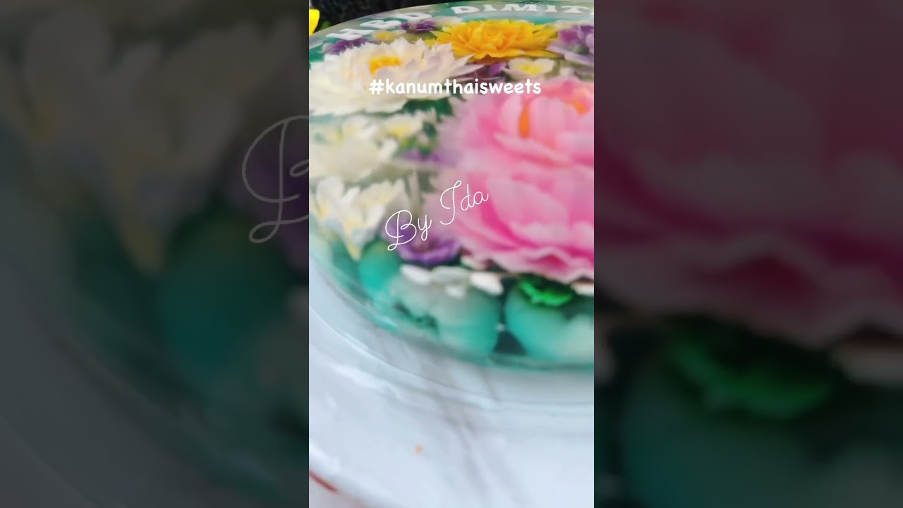 3D jelly cake 🌸🌼🌹 #3djellycake #3djelly #anniversary #birthday #handmade #australia #brisbane