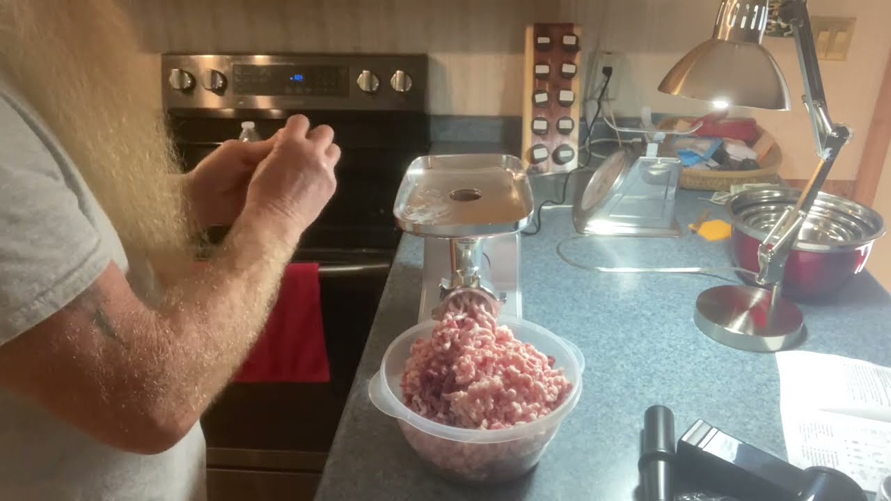 Housnat meat grinder review and operation