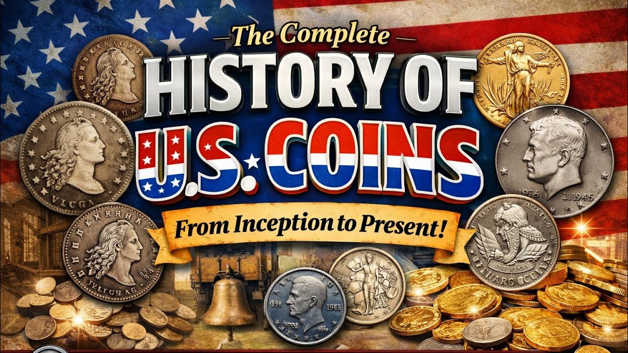 The Complete History of U.S. Coins 🇺🇸 | From Colonial Times to Modern Money 💰