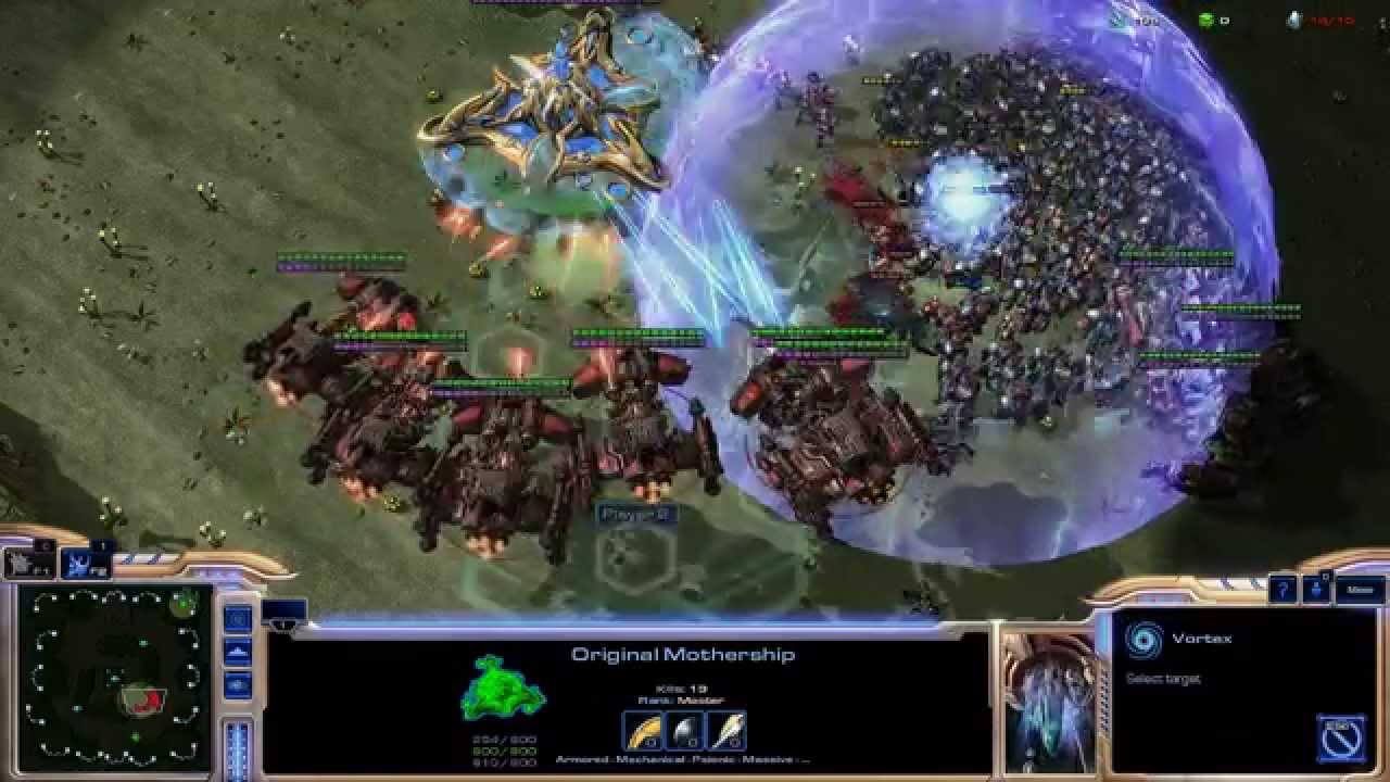 StarCraft 2 editor - Original Mothership (alpha stage) recreated - All abilities