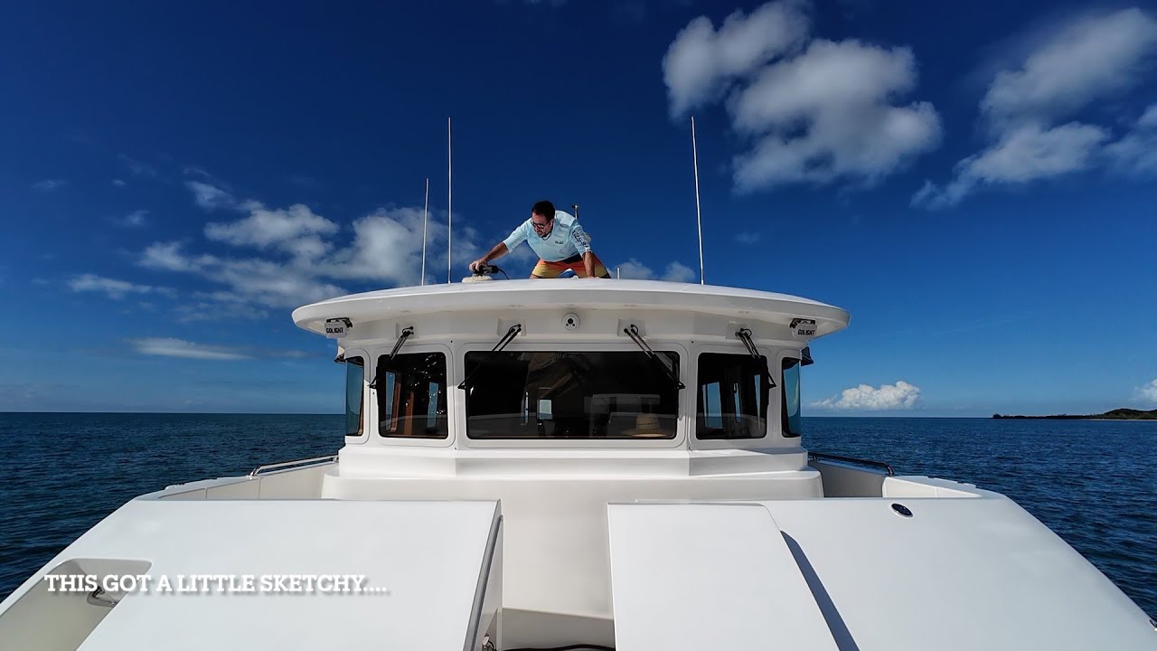 Boat work in beautiful places