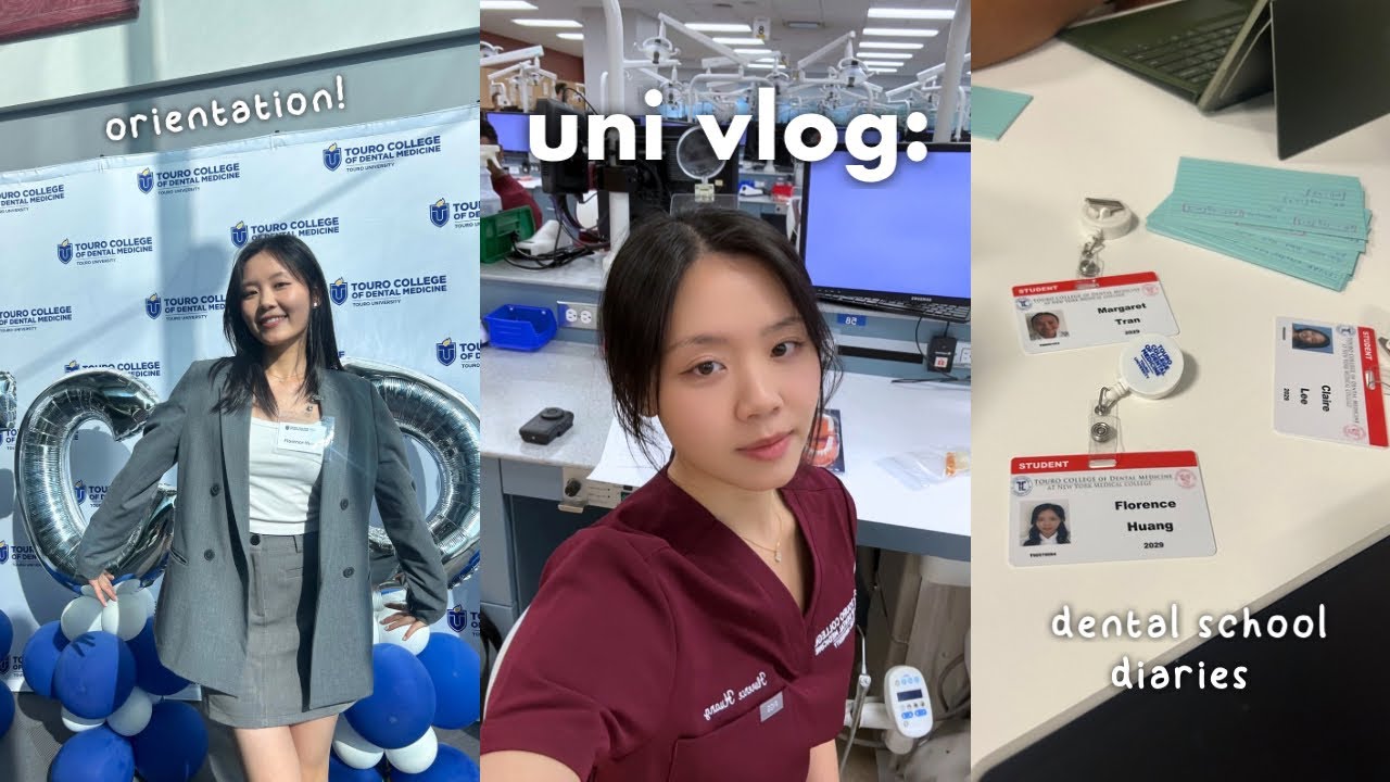 dental school VLOG🦷🧚: first week of classes, D1 Orientation, start of a new chapter