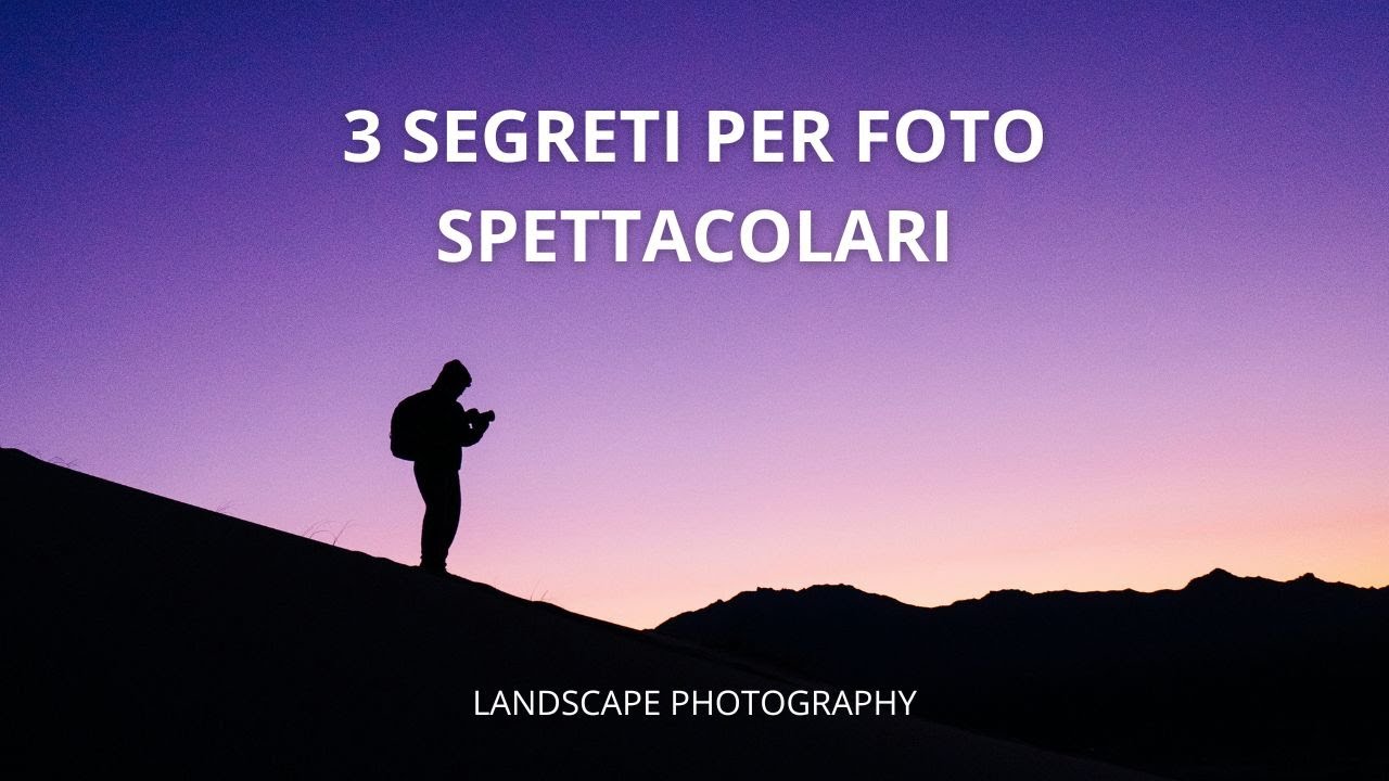 FACEVO SCHIFO IN FOTOGRAFIA FINCHE' NON HO CAPITO QUESTO... 📸 | 3 Segreti per foto spettacolari
