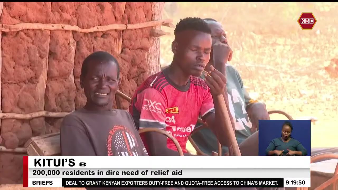 200,000 Kitui residents in dire need of relief aid