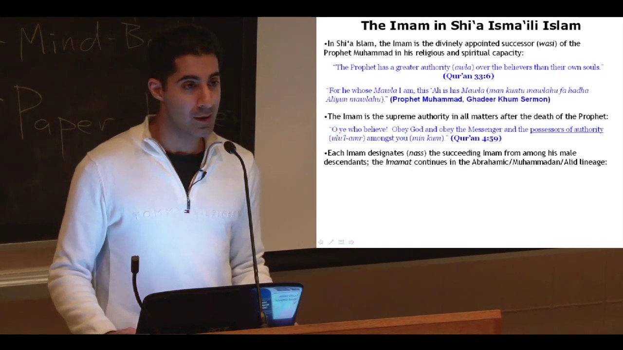 Role of the Imam (Aga Khan) in Ismailism (Ismailis)